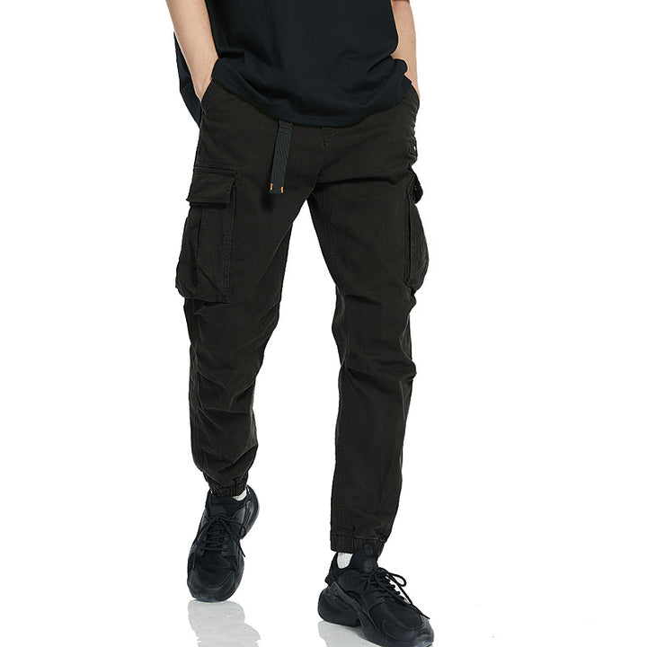 Herren Cargo-Hose mit elastischem Bund und tiefen Taschen Echoarchiv