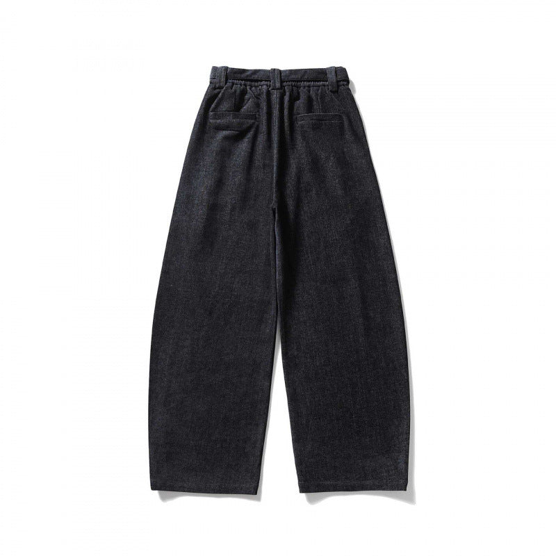 Damen Weite Highwaist-Hose mit Bundfalten, Balloon-Silhouette und Stoffgürtel Echo Archiv