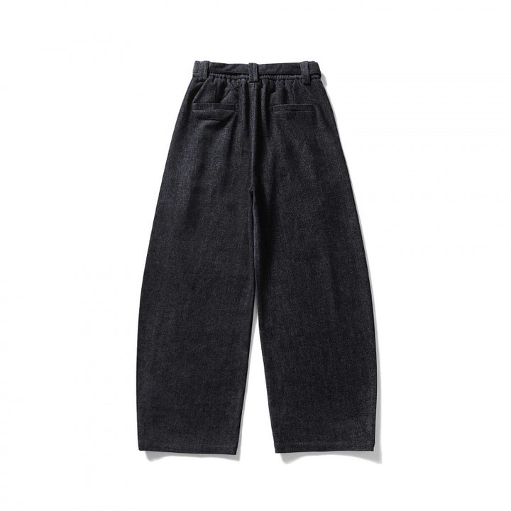 Damen Weite Highwaist-Hose mit Bundfalten, Balloon-Silhouette und Stoffgürtel Echo Archiv