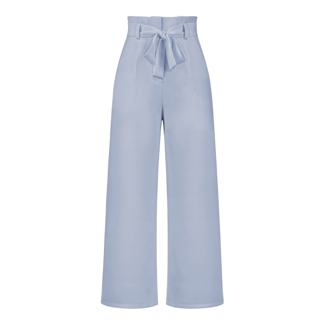 Damen Weit geschnittene Hochbundhose mit Bindegürtel – Avélisse