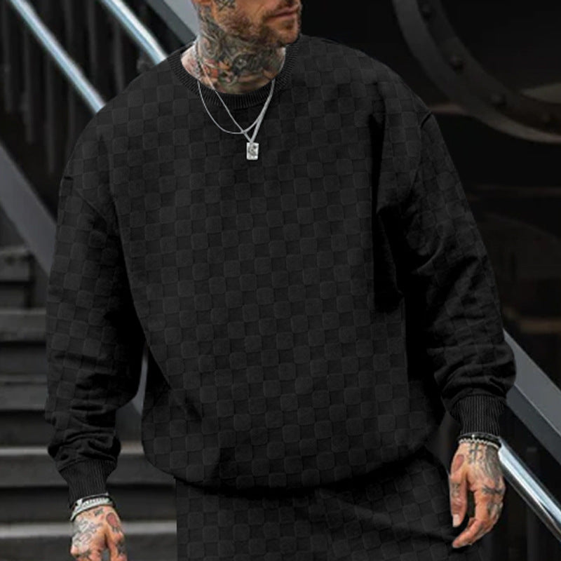 Herren lässiger Pullover mit modernem Oversized-Schnitt Echoarchiv