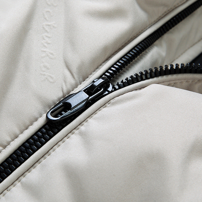 Herren Modische Steppjacke mit Kapuze Echo Archiv