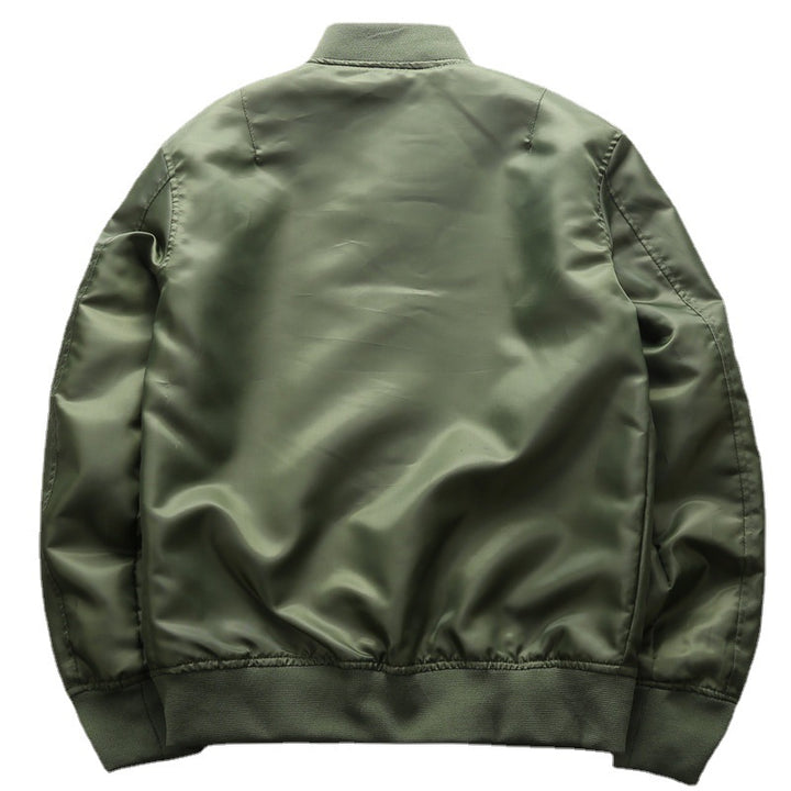 Herren Winddichte Nylon‑Bomberjacke mit Ärmeltasche und geripptem Saum Echo Archiv
