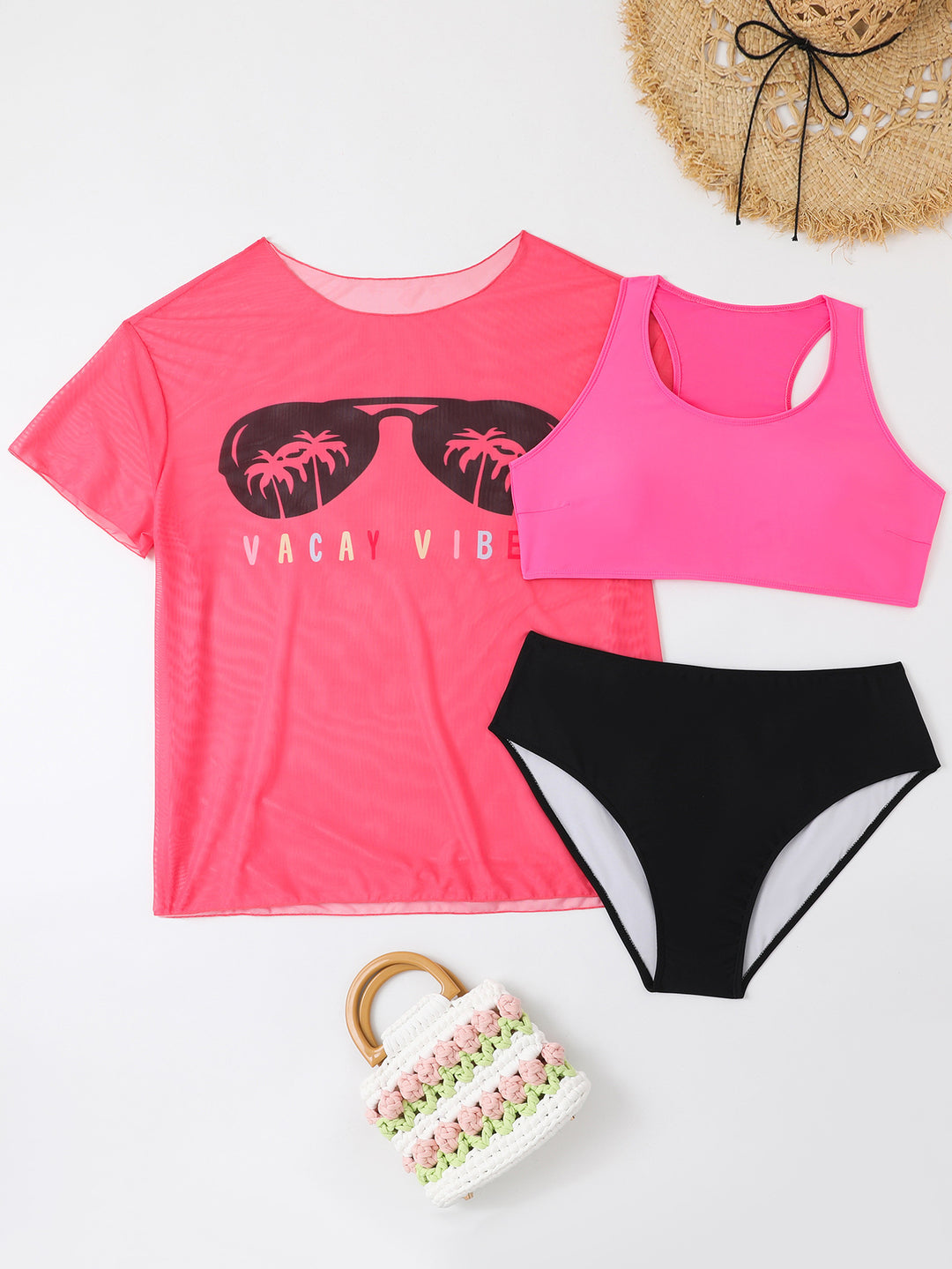 Damen Sportliches Bikini-Set mit leichtem Oberteil und modischem Design Echo Archiv