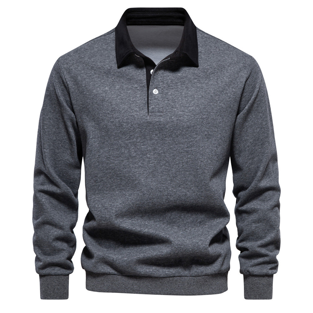 Herren Poloshirt mit kontrastierendem Kragen Echoarchiv