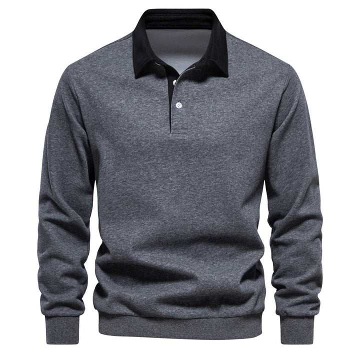 Herren Poloshirt mit kontrastierendem Kragen Echoarchiv
