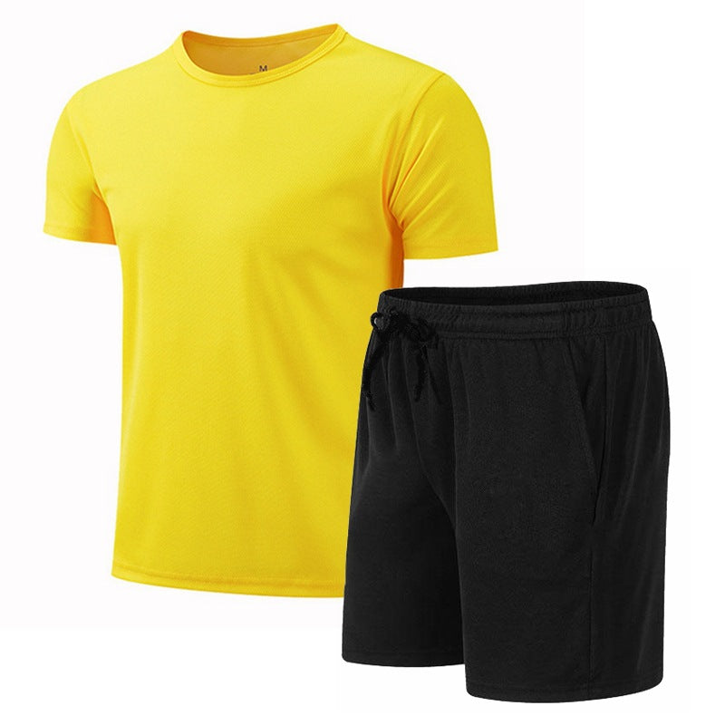 Herren sportliches Funktionsset mit T-Shirt und Shorts Echoarchiv