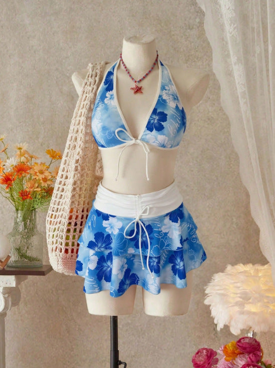 Damen Bikini-Set mit Rock Echo Archiv