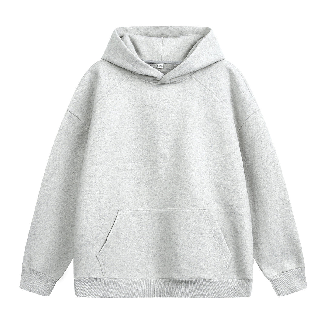 Unisex Schlichter Oversize-Kapuzenpullover aus French-Terry mit Kängurutasche Echo Archiv
