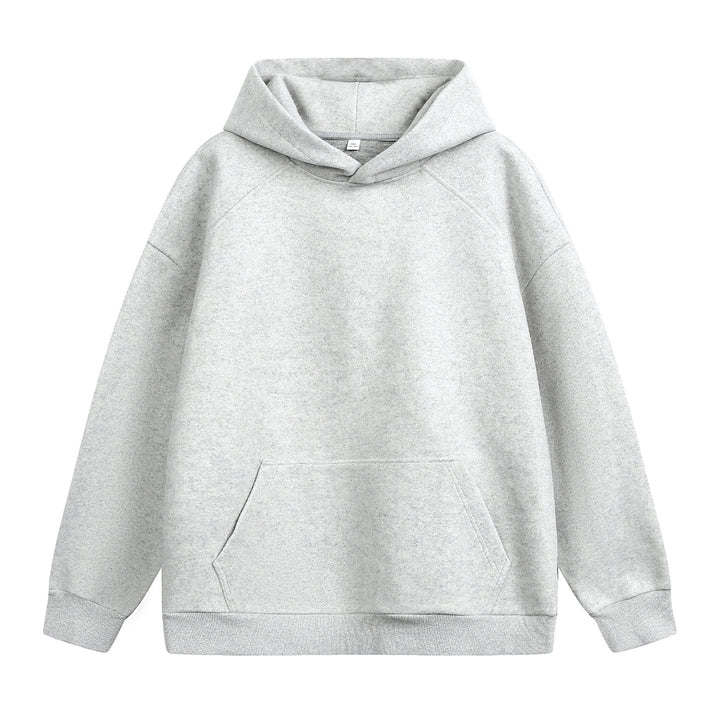 Unisex Schlichter Oversize-Kapuzenpullover aus French-Terry mit Kängurutasche Echo Archiv