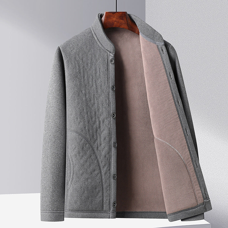 Herren modische Steppjacke mit schmalem Kragen Echoarchiv