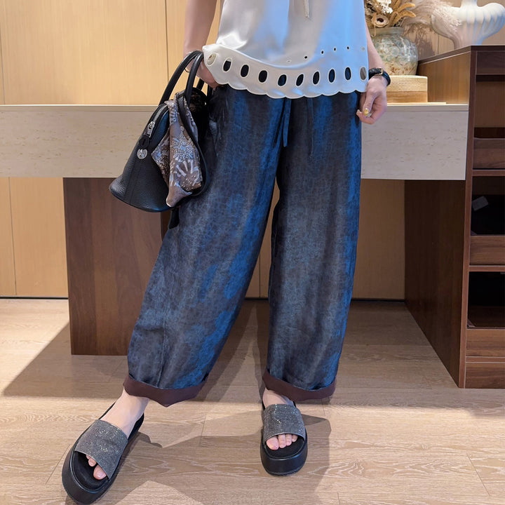 Damen Modische und bequeme Freizeit-Culotte Echoarchiv