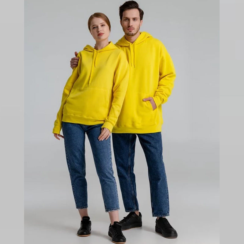 Unisex nan minimalistischer Heavyweight Kapuzenpullover aus French‑Terry mit verdeckter Kängurutasche und schmaler Silhouette Echo Archiv