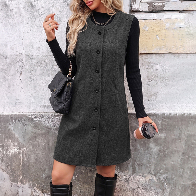 Damen Modisch Elegante Weste Echo Archiv