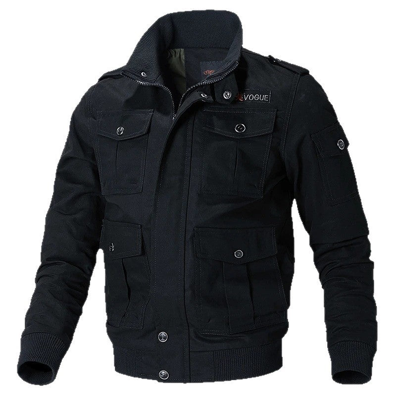 Herren Militärjacke mit zahlreichen Taschen Echo Archiv