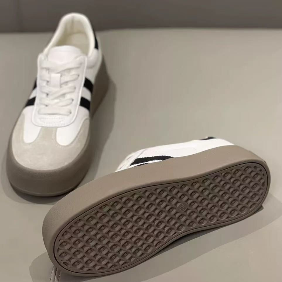 Damen Plateausneakers mit eleganter Oberflächenstruktur und rutschfester Sohle Echo Archiv