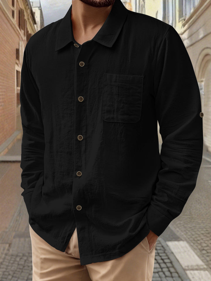 Herren lässige und elegante Hemdjacke Echoarchiv
