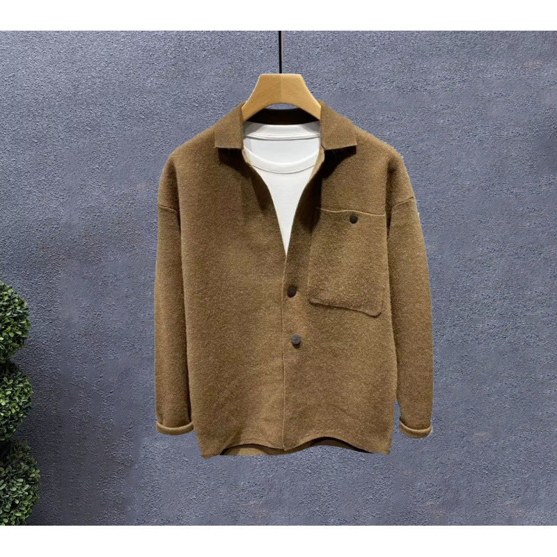 Herren lässige Überhemdjacke mit praktischer Brusttasche und modernem Schnitt Echoarchiv