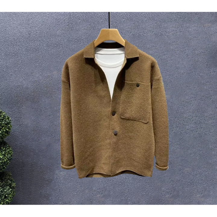 Herren lässige Überhemdjacke mit praktischer Brusttasche und modernem Schnitt Echoarchiv