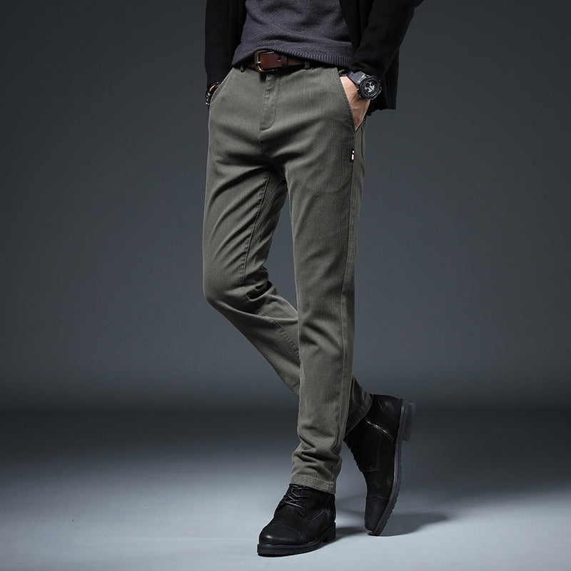 Herren Slim-Fit Freizeithose mit elastischem Bund und praktischen Taschen Echoarchiv