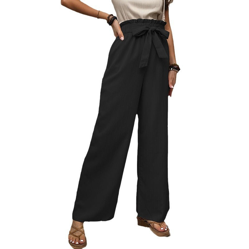 Damen Weite Hosen mit Taillengürtel Echo Archiv
