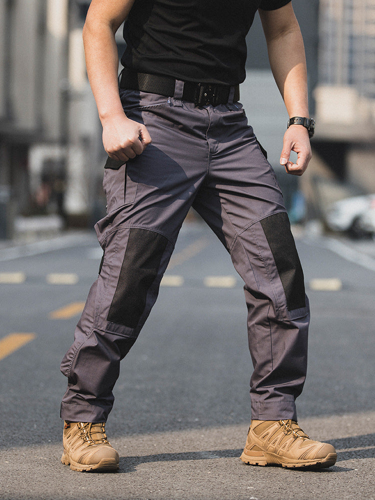 Herren taktische Cargo-Hose mit vielseitigen Taschen und strapazierfähigem Material Echoarchiv