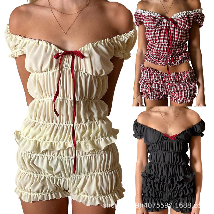 Damen Off-Shoulder Sommeroverall Echo Archiv