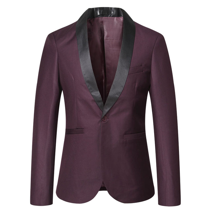 Herren eleganter Smoking-Blazer mit schickem Satinrevers Echoarchiv