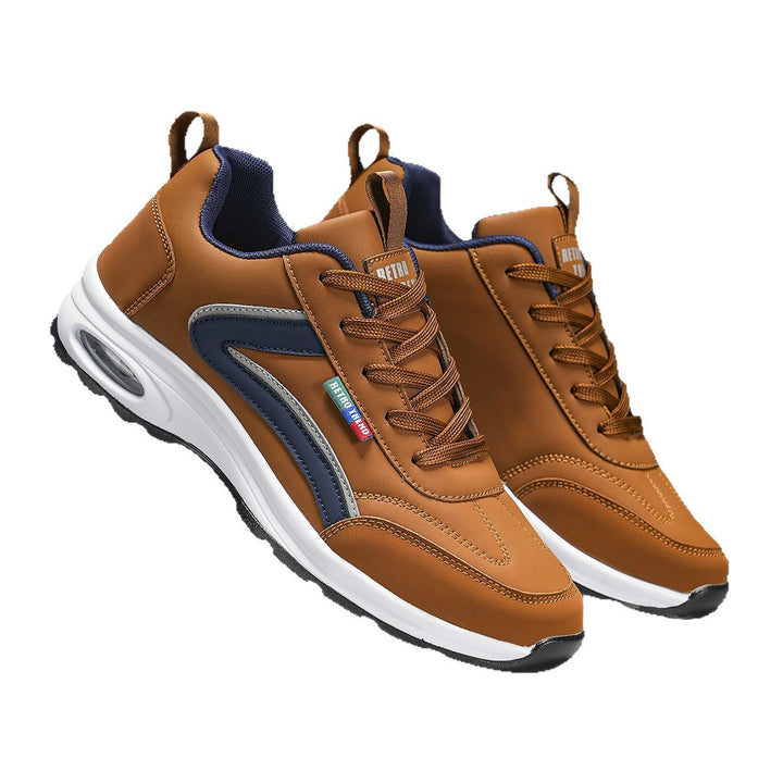 Herren atmungsaktive Freizeit-Plateau-Sneaker mit Luftkammersohle und gepolstertem Komfortfußbett Echo Archiv
