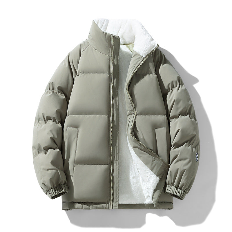 Herren Steppjacke mit wärmendem Innenfutter und hohen Kragen Echoarchiv