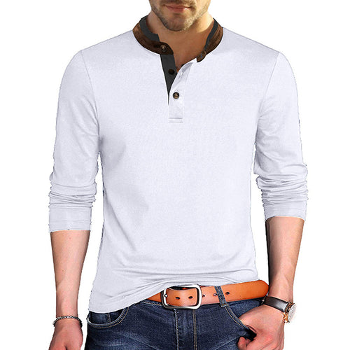 Herren Langarmshirt mit modernem Kragen Echoarchiv