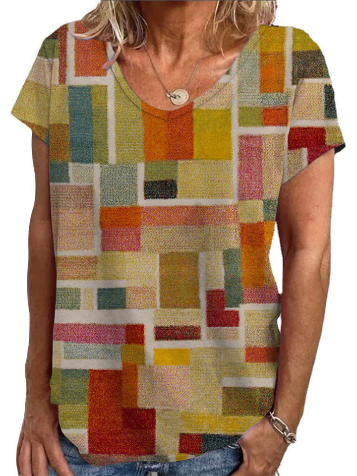 Damen Lockere Bluse mit buntem Paisleymuster Echo Archiv