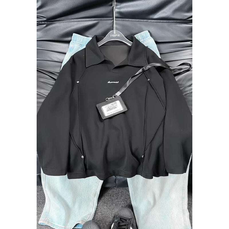 Damen Modischer Oversized Pullover mit Stehkragen Echo Archiv