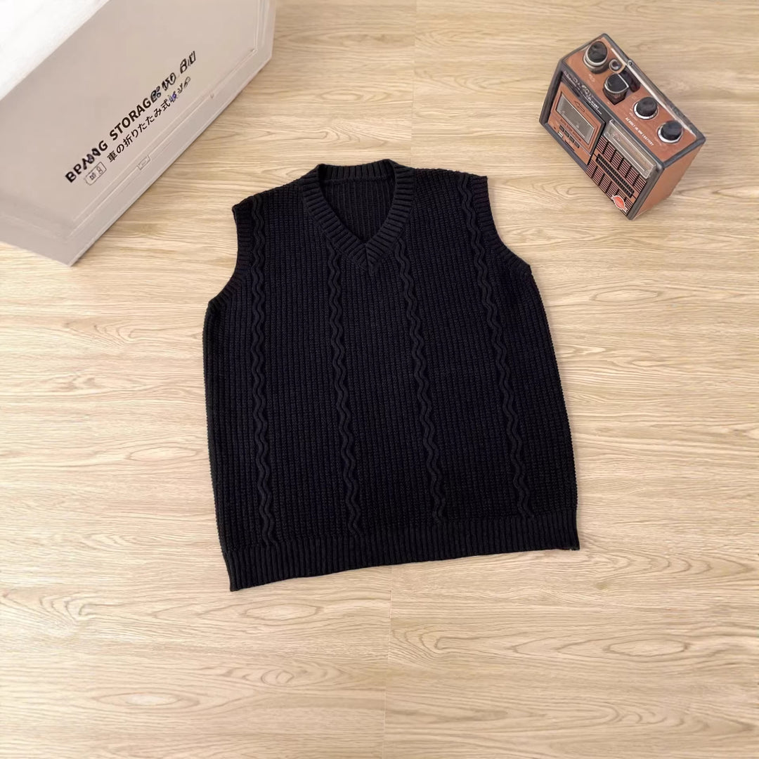 Damen Strickpullover ohne Ärmel Echoarchiv