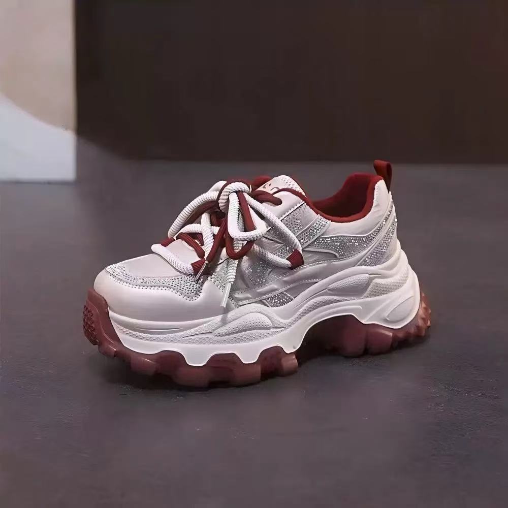 Damen Trendige Chunky Sneakers mit doppelter Dämpfung und atmungsaktivem Mesh-Obermaterial Echo Archiv