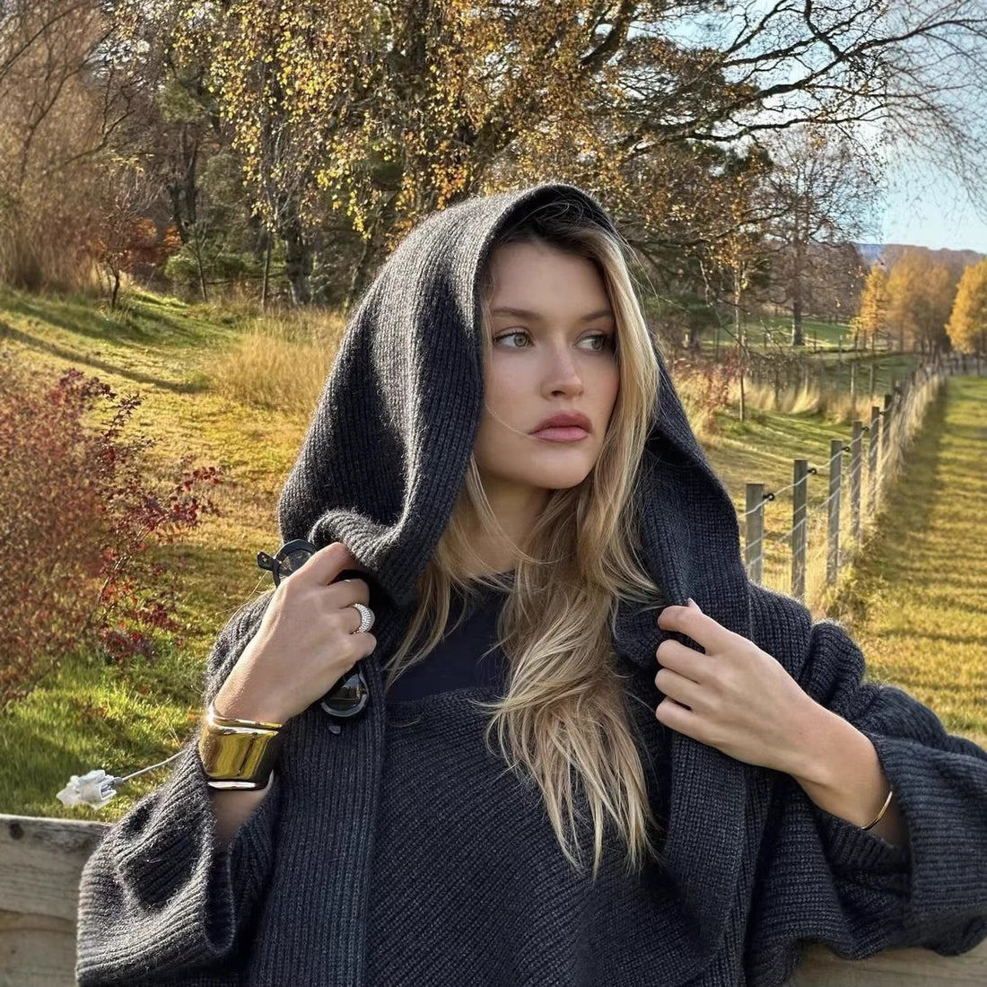 Damen Oversized Rollkragen‑Strickpullover mit Rippstruktur Echoarchiv