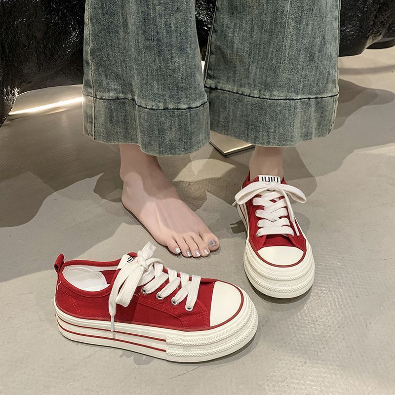 Damen Sportliche Sneakers mit robuster Sohle und atmungsaktivem Canvas von Echo Archiv