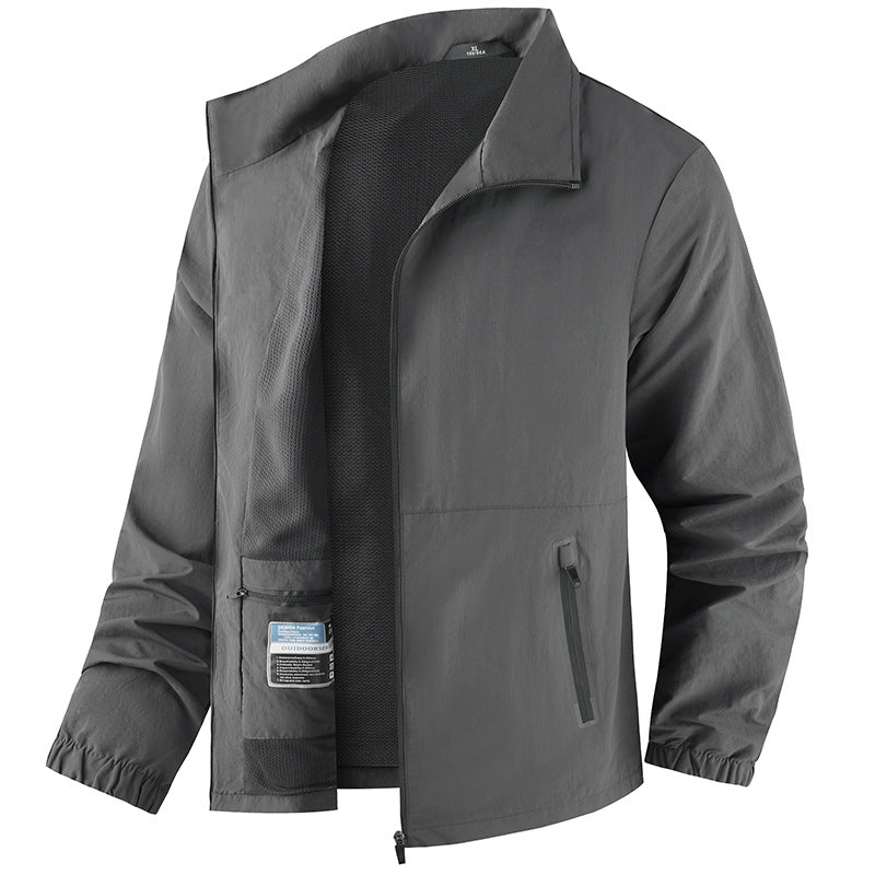 Herren Leichte Übergangsjacke mit praktischen Taschen Echo Archiv