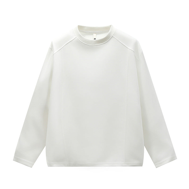 Unisex Minimalistisches Rundhals-Sweatshirt mit Raglanärmeln Echoarchiv