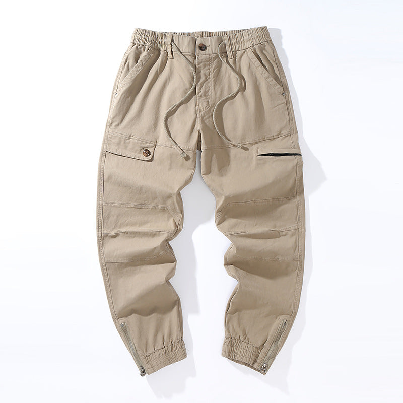 Herren praktische Cargo-Hose mit elastischem Bund und zahlreichen Taschen Echoarchiv