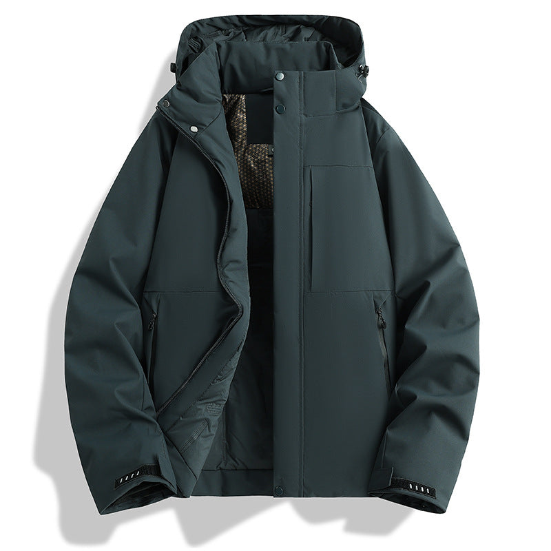 Damen Nano gepolsterte Outdoor-Jacke mit kapuze, winddichter Membran und isolierender thermischer Innenauskleidung – Avérine