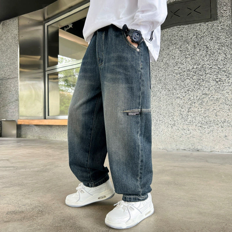 Unisex lässige Baggy-Jeans Echo Archiv