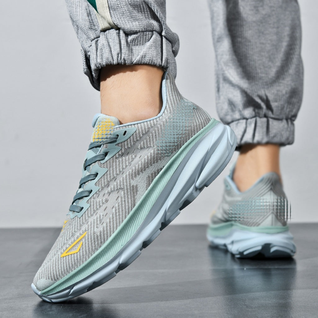 Unisex leichte Straßen-Trainingsschuhe mit gewebtem Performance-Obermaterial und dämpfender Dual-Layer-Zwischensohle – Tavélo