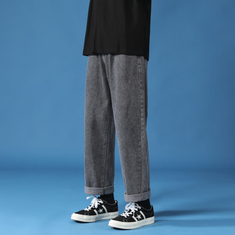 Herren Hoch geschnittene Relaxed-Fit Jeans Echoarchiv