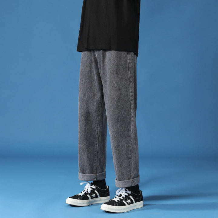 Herren Hoch geschnittene Relaxed-Fit Jeans Echoarchiv