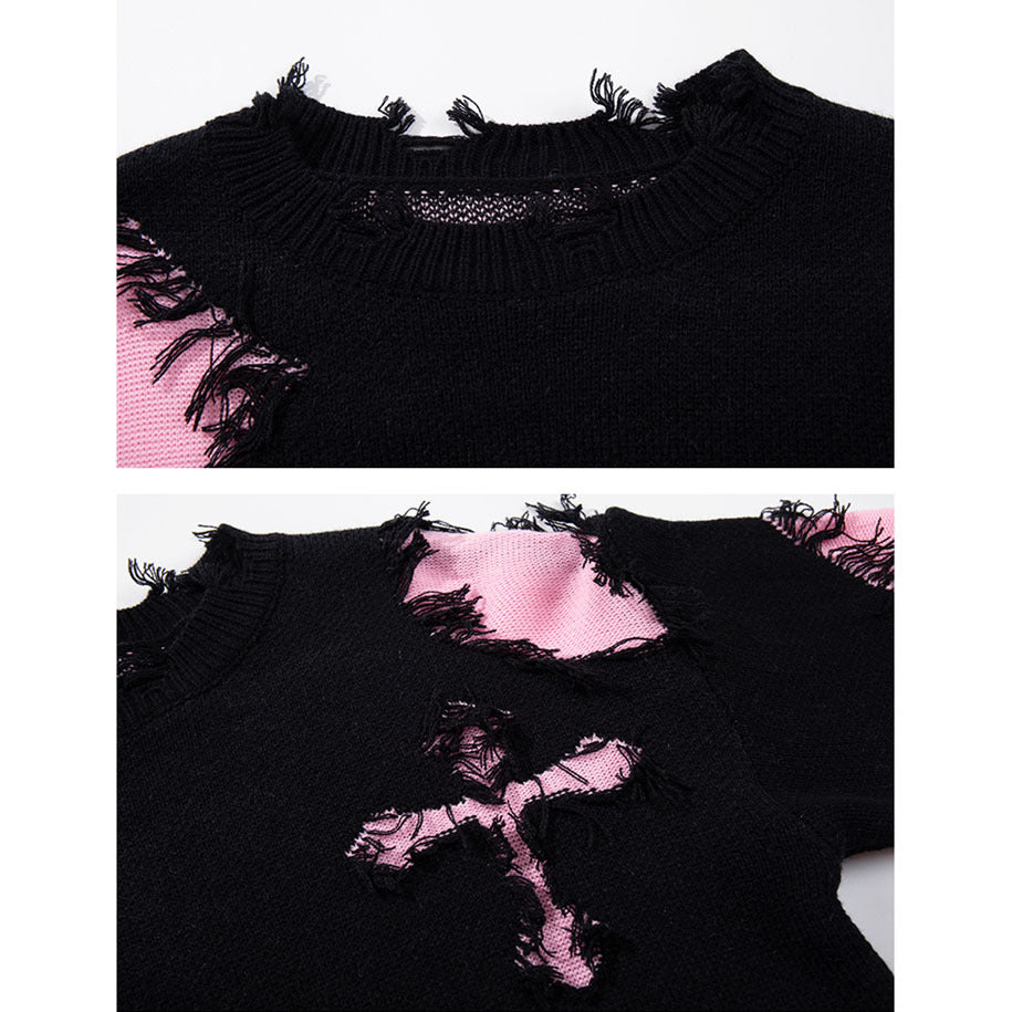 Damen Modischer Grobstrickpullover mit einzigartigem Zopfmuster Echoarchiv