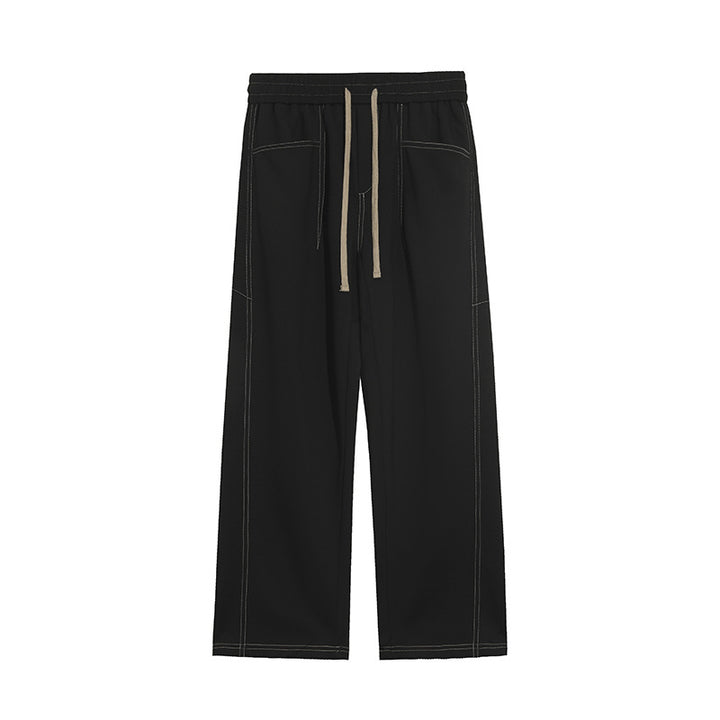 Damen Weite Palazzo‑Hose mit hohem Elastbund & Kordelzug Echoarchiv