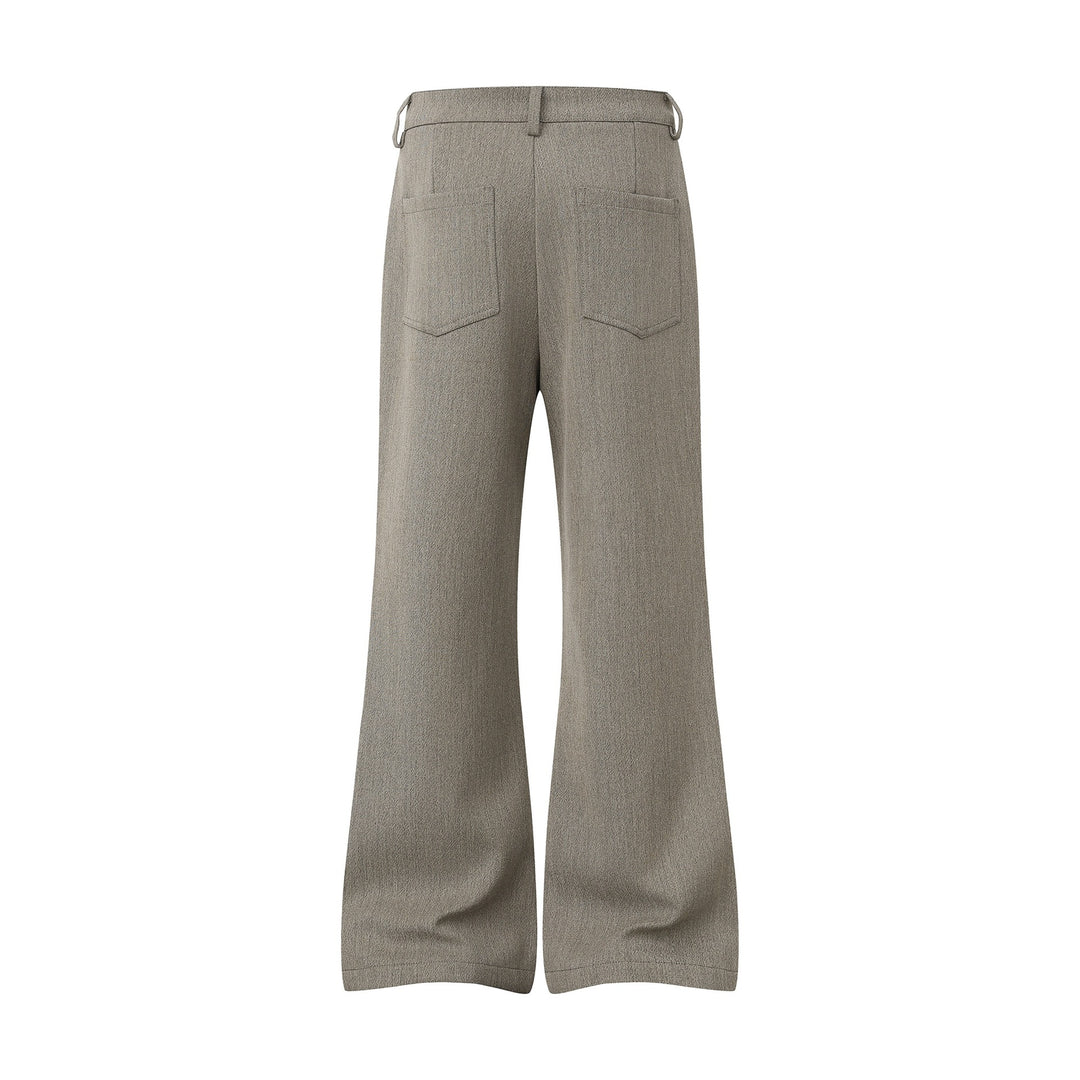 Damen Weite High‑Waist Culotte-Hose aus strukturierter Wollmischung Echoarchiv