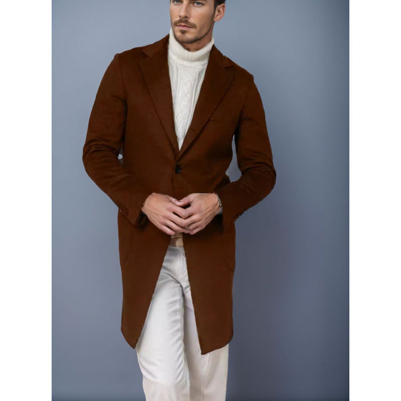 Herren modischer und eleganter Slim-Fit Mantel Echoarchiv