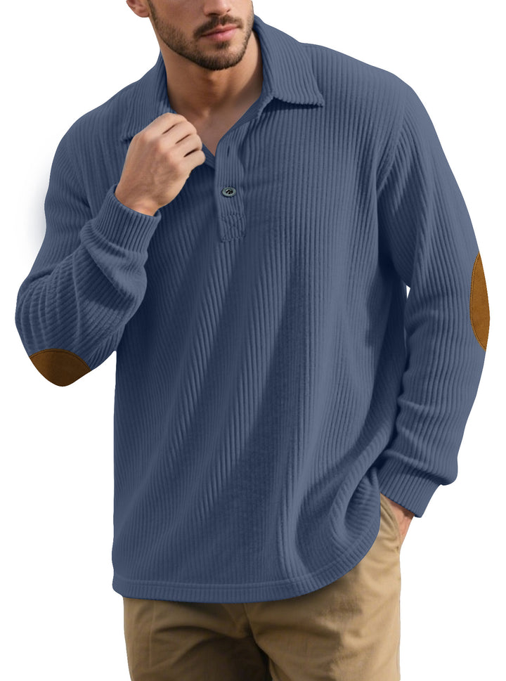 Herren klassischer Button-Down Pullover Echoarchiv